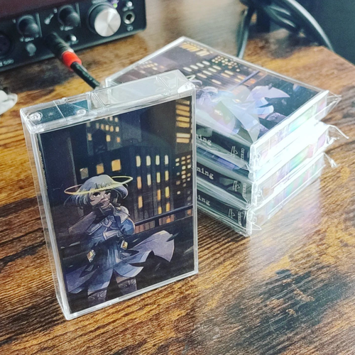 Audio cassette copies of Cataldo Cappiello's album "Your Halo In The Evening"