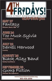 Sumter, SC Fourth Friday Concert Series