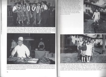 Page 56-57: Lois Kaseguma's father, Fred, is the chef in the bottom picture on page 56.
