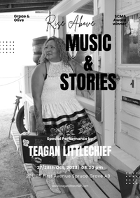 Teagan Littlechief Rise Above- A Night of Songs and Stories 