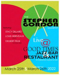 THE STEPHEN GORDON QUARTET - LIVE @ GOOD TIMES JAZZ BAR & RESTAURANT 