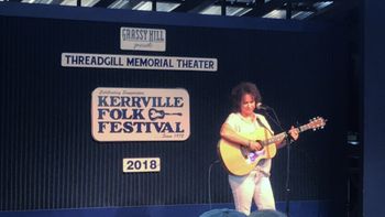 Performing in the 2018 Kerrville New Folk Competition.
