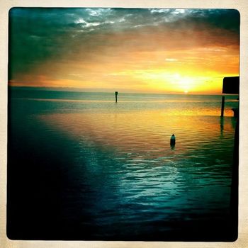 Sunset at Laguna BOB in S. Padre
