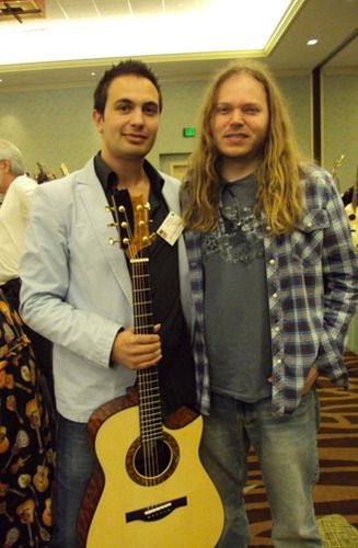 With JR Rogers, founder of the Acoustic Guitar Forum
