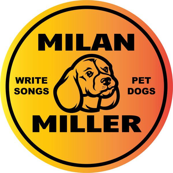 Write Songs Pet Dogs Sticker