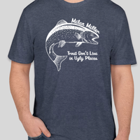 Trout T-Shirt (Heathered Navy)