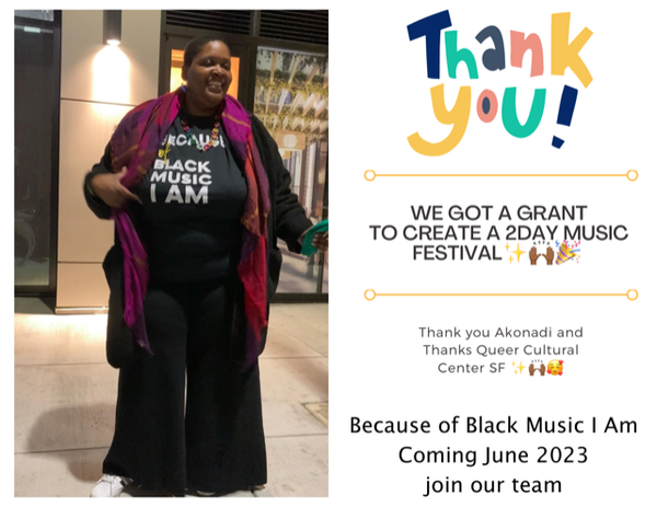 ✨Coming soon Save the date✨ for the first annual "Because of Black Music I Am" Festival
June 11th & 12th, 2023 Oakland, ca. 