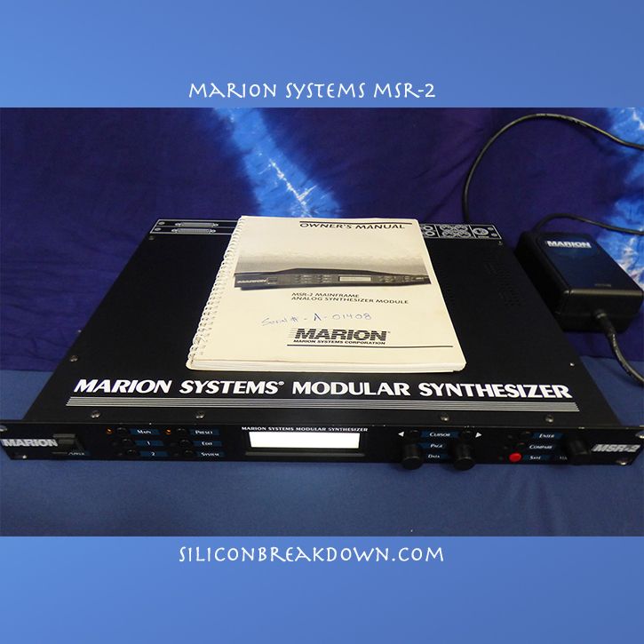 激レア!　MARION SYSTEM MSR-2　アナログシンセ 激レア!MARION SYSTEM MSR-2アナログシンセ
