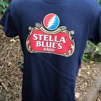 Stella Blue's Band unisex short sleeve T-shirt - Navy