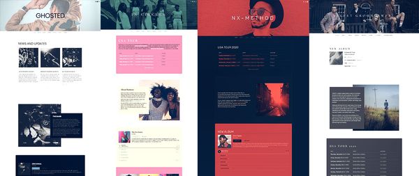 New website template: Ghost Note