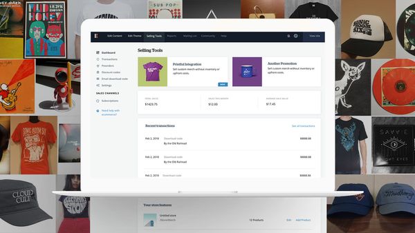 New: Selling Tools dashboard to streamline your music and merch sales
