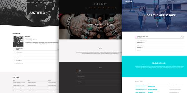 New Website Theme variations: Playful, Elegant, and Neutral