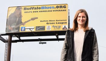Grace is featured on Buffalo Blues 1st Billboard - a project to benefit Homeless Veterans!
