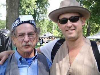 My pal Andy Cohen, is one of the finest old time blues pickers around. Here we are at The Fox Valley Folk Festival, in IL, circa 2011
