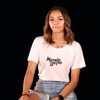 Womens Wide Neck T-shirt (Mendo Dope weed leaf logo)