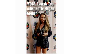 Megan wins Top Artist at The WOBA Awards
