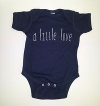 SOLD OUT! Little Love Onesie in Navy Blue