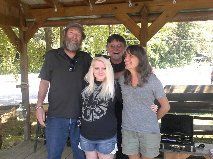 "Big George" Tomkins & daughter, Tori, Florence SC, with Jerry & Joan
