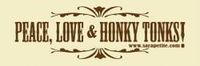 Brown - Peace, Love and Honky Tonks TShirt