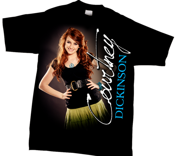 Courtney Dickinson Black Unisex T-Shirt *SALE 