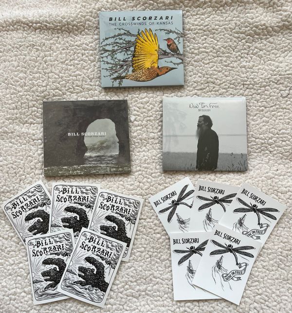 3 CDs and 10 Stickers Bundle