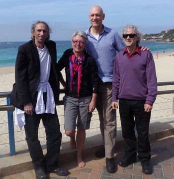 On Coogee Beach Promenade Reg, Linda, Peter and Peter
