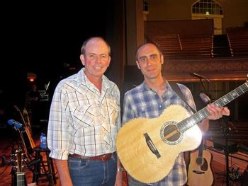 Dean & Guitarist Cody Kilby, Ryman Theater Nashville Tn 2013
