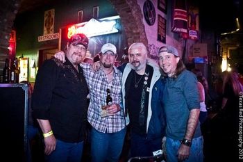 Dale Arnold, Scotty Thurman, Lucky Boyd, and Town Walsh at the 10th Annual Texas Music Awards After Party held at Auntie Skinner's Riverboat Club, Jefferson, Tx. 3-24-12
