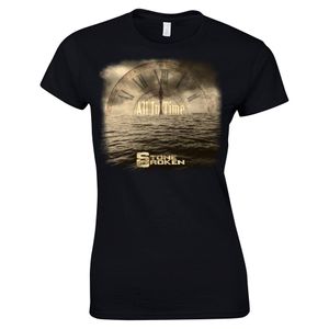 All In Time - Womens Black Tee