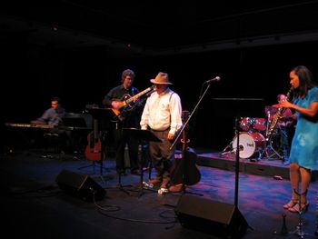 At Living Arts Centre, 2005 with Jay Boehmer and Band
