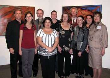 Artists featured at the USM Museum of Art Exhibit.
