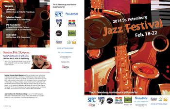 2014 jazz festival program
