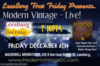 Leesburg First Friday - MacDowell Brew Kitchen  12/2013
