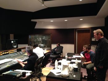 Recording Jen's CD w/ Steve Allee, Nick Tucker, Kenny Phelps at the Lodge.
