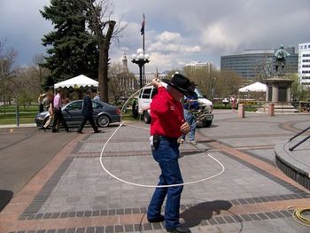 Twirling a Wedding Ring, Colorado State Capital
