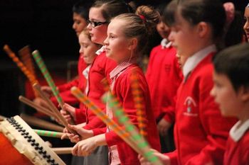 Combined schools Taiko Performance - Music for Youth
