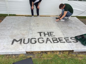 Building the stage
