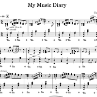 Music Sheet "My Music Diary" “我的音樂日記”鋼琴樂譜
