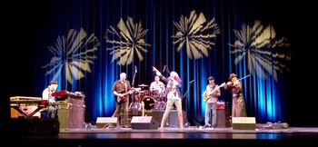 Oxnard Performing Arts Center w/The Lao Tizer Band: Left to Right: Lao Tizer, Jeff Marshall, Dylan Elise, Ric Firabracci, Karen Briggs
