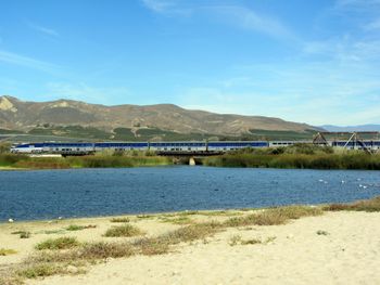 If you take the California Coast Starlight train it crosses the Ventura river.  Don't forget to take your "Old Leather Suitcase with the lock that won't close ..."
