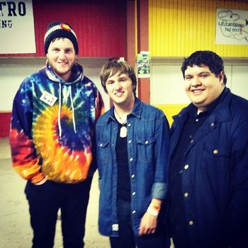 Snowy Range Music Festival, Labor Day 2014. Left to Right: Andy, Taylor Scott, Nic Clark.
