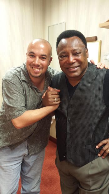 With the legendary George Benson

