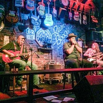 Stripped down blues at The Rum Boogie in Memphis, TN
