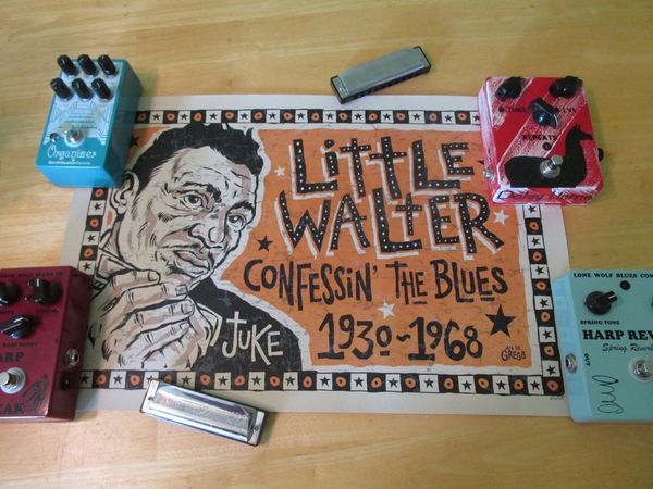 The posters from Mojo Hand are thick and look fantastic anywhere.  This Little Walter poster captures the late harp master perfectly and is autographed by Grego.