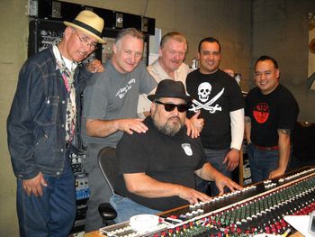 Im the Studio with the Vargas Bros and Leonard Ortiz
