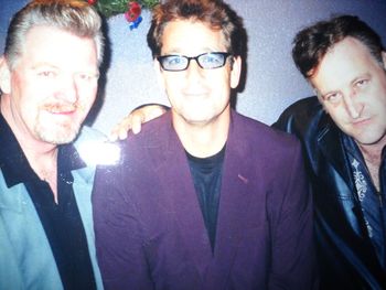 with my brother and Huey Lewis 2002
