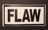 FLAW Premium Permanent Vinyl Decal 