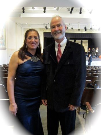 Susan with Maestro Ron Arden
