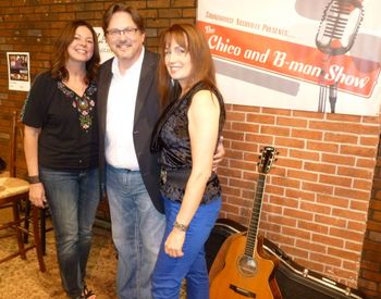 With Marcia Ramirez and Kim Parent -- TV Taping in Nashville
