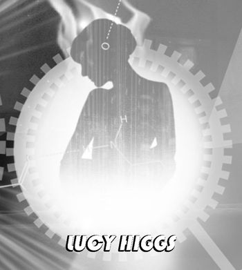 Lucy Higgs as seen on "Book A"'s album cover. Lucy is the teenage niece of Jack Heisenberg. She is petite with blonde hair and very beautiful. When Laura dies of cancer, Lucy becomes very close to Jack, but when her own parents are killed in a car crash, anger starts to build up. Jack adopts her, but she blames him for her parents’ deaths. She directs all her anger, hate and frustration to Jack. The relationship falls apart. Lucy takes refuge in religion and joins a dark and fanatical Christian sect led by a mysterious figure only known as the “King in Purple”. A final argument erupts at the table while dining, and Lucy pours out all of her anger towards Jack. Lucy runs away and permanently joins the cult, becoming obsessed with the idea of avenging her family's death.
